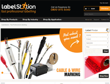 Tablet Screenshot of labelstation.co.uk